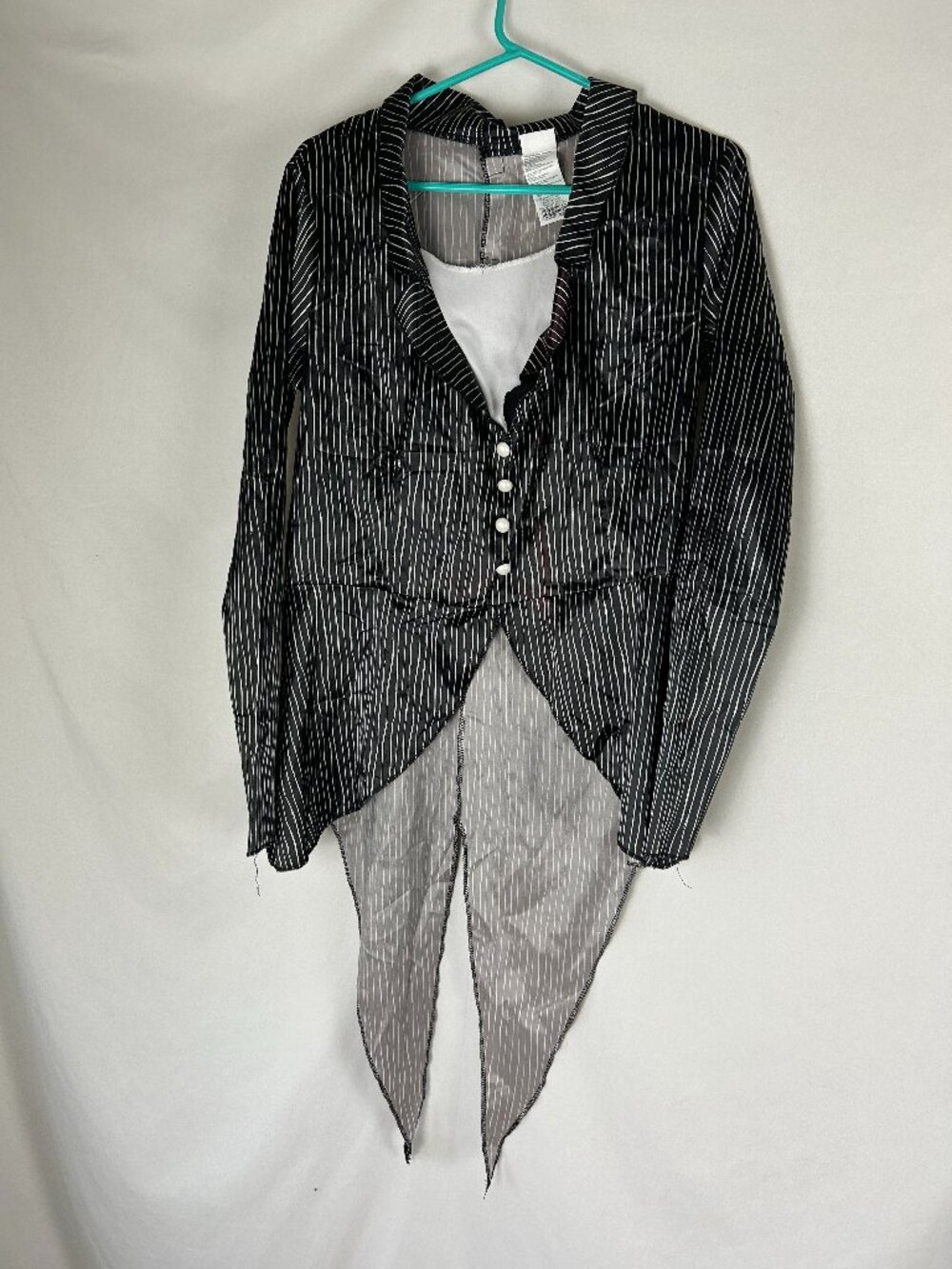 Disney Jack Skellington Jacket Only Costume Women's L NWT w Flaw